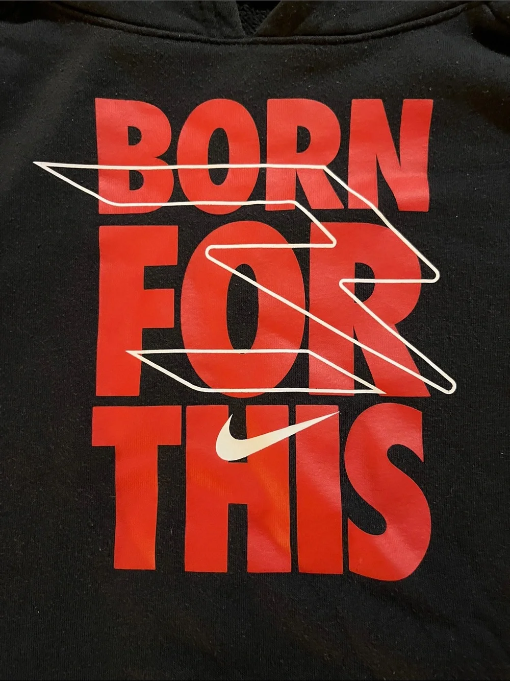Nike Kids Black, Red & Navy Lot of 3 Hoodies with Red Accents Medium and Large